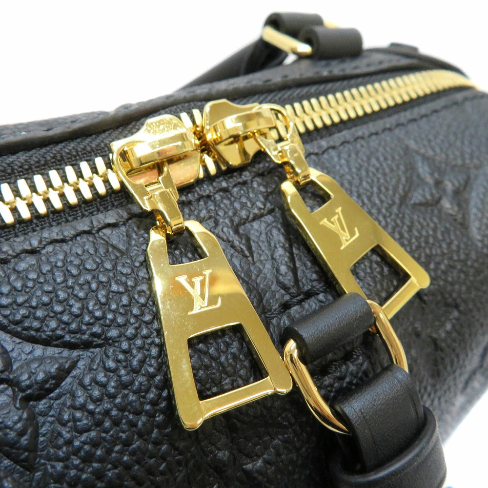 LOUIS VUITTON Malle Souple Empreinte Noir Black Shoulder Bag Handbag - Picture 8 of 10